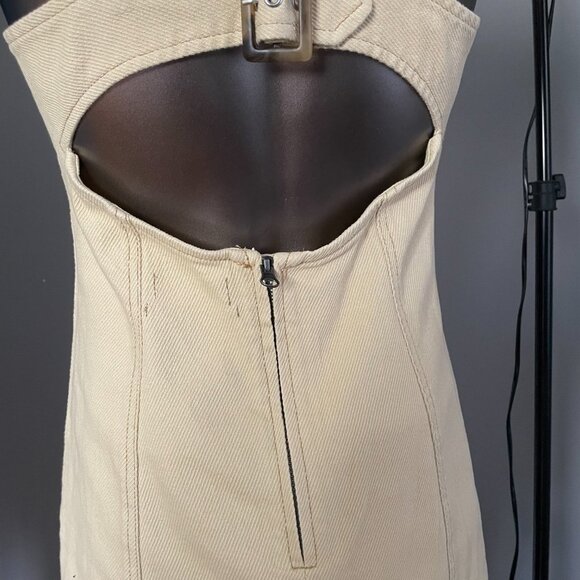 Urban Outfitters Golden Hour Structured Denim Mini Dress - Picture 6 of 7